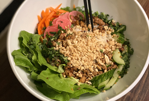 Vietnamese Vermicelli Salad Bowls with Ground Pork + Quick Pickles